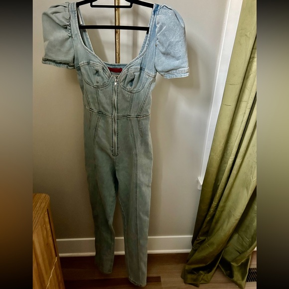 Signature8 Detailed Denim Jumpsuit - Picture 3 of 3
